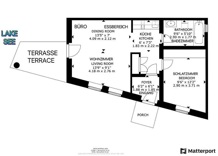 Lägenhet Gemuetliches Seeapartment Am Berg Arrach